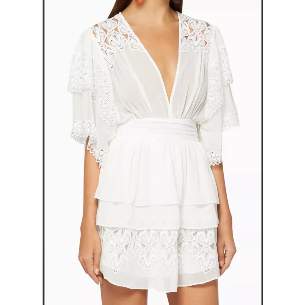 IRO Miouna White Dress Size 36 $695 MSRP